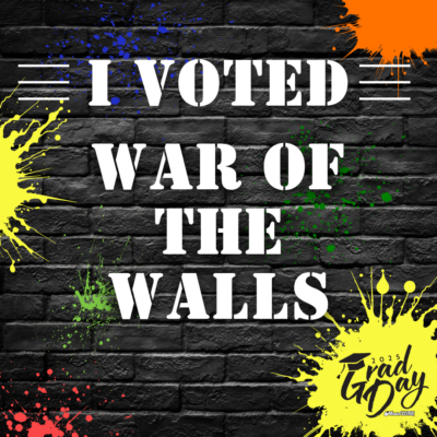 I voted War of the Walls mural contest