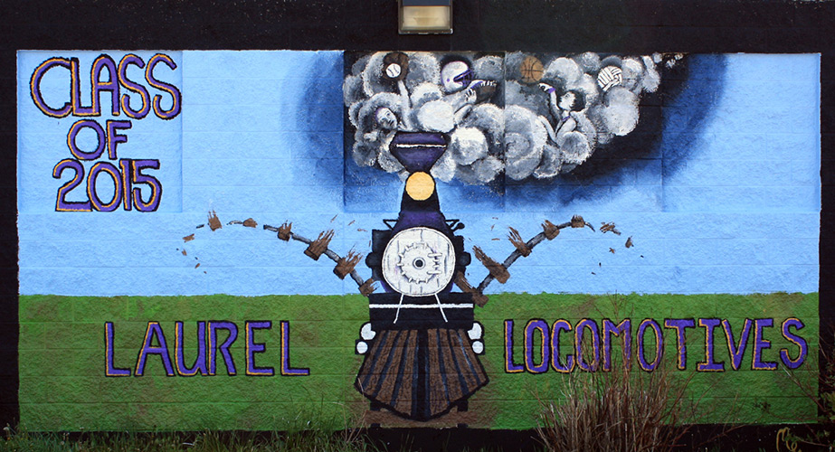 laurel-mural