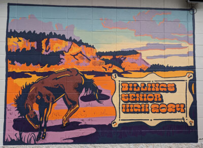 Billings Senior High 2024 mural