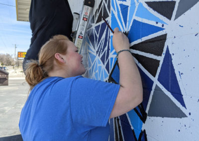 skyview high mural