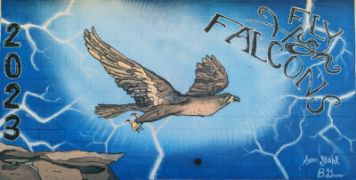 Skyview High mural 2023