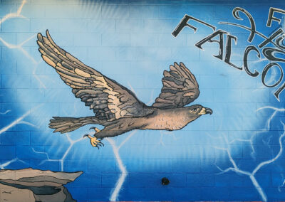 Skyview High mural 2023